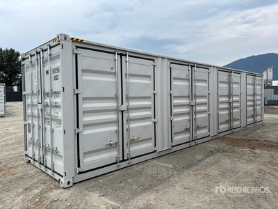 2026 40 ft High Cube Multi-Door Storage Container