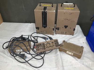 (2) Thales 4102871-501 Battery Chargers
