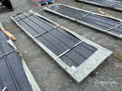 Quantity of (50) 2026 SKLP SKH50 12 ft x 3 ft Sheets Galvalume Steel Siding Roofing (Unused)