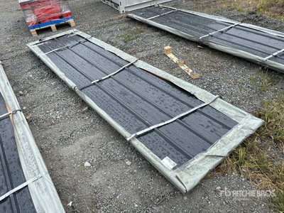 Quantity of (50) 2026 SKLP SKH50 12 ft x 3 ft Sheets Galvalume Steel Siding Roofing (Unused)