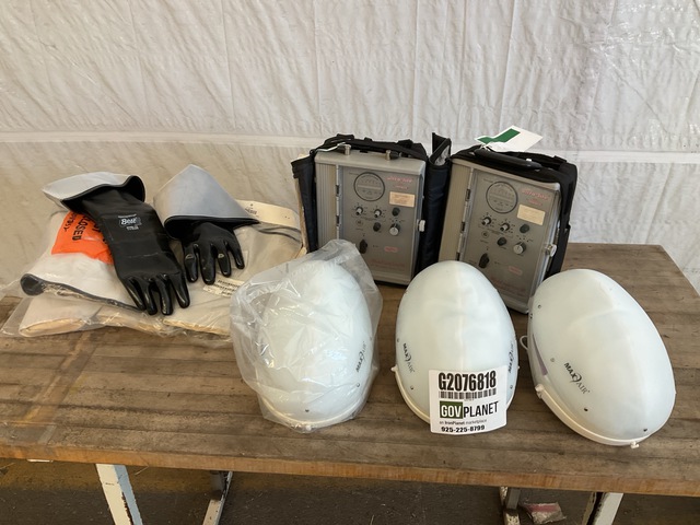 (2) Aspirators, (6) Glove Sets & (6) Helmet Liners
