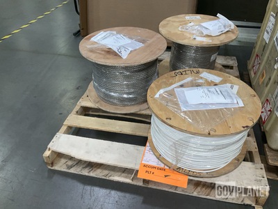 (2) Rolls of Braided Sleeving & (1) Roll of Electrical Cable
