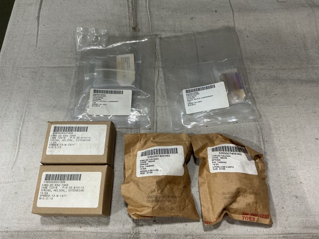 (697) Compression Springs, (90) Extension Springs, (11) Springs & Assorted Items