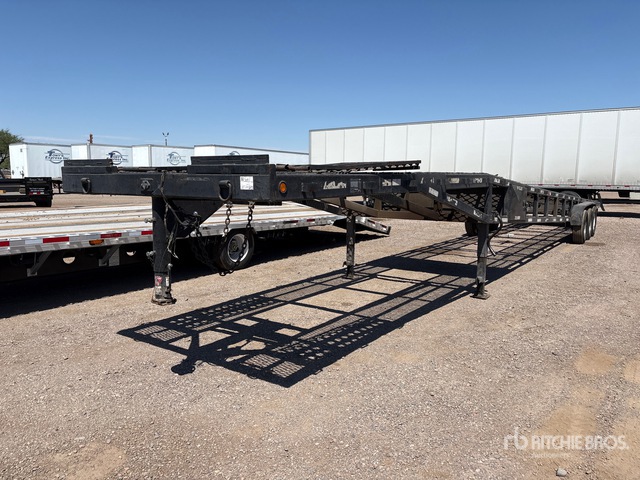 2004 SNCT Tri/A 3 Car Open Gooseneck Car Carrier Trailer