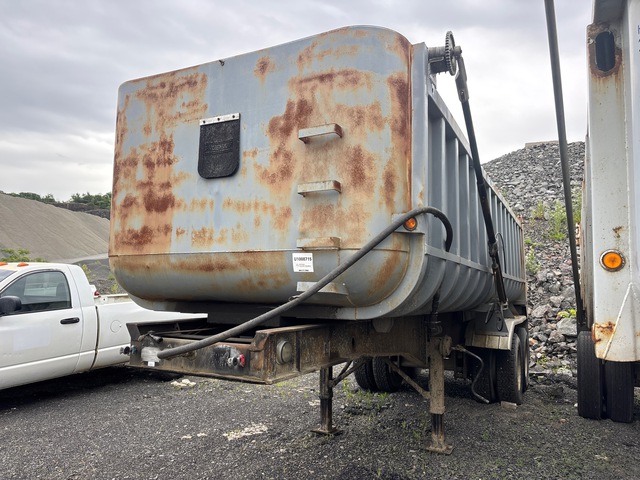1988 Fruehauf DB5-ND2-F2-24-1.5 24 ft T/A End Dump Trailer