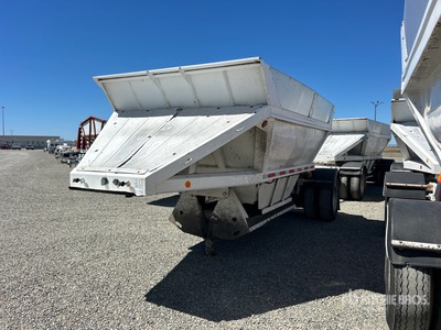 2007 ACE 20 ft S/A Double Belly Dump Trailer