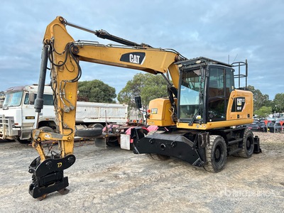 Cat M314F Pelles sur Pneus