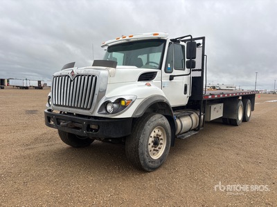 2017 International WorkStar 7400 6x4 Flatbed Truck