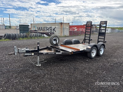 2020 Miska 10 ft T/A Remolque Portamaquinaria