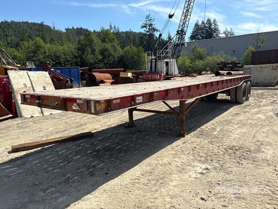 1974 Fruehauf 40 ft T/A Remolque caja abierta