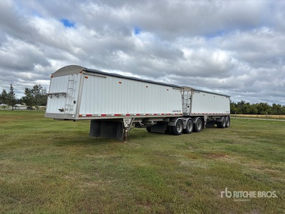 2014 Lode King 28 ft Tri/A Super B-Train Lead Grain Trailer