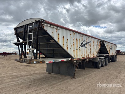2010 Lode King 28 ft Super B-Train Lead Remolque de granos