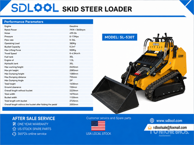 2026 SDLOOL SL530T Mini Compact Track Loader (Unused)