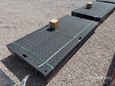Quantity of (12) 2026 SKLP SK-LJB12 Polyethylene Sheet Ground Protection Mats (Unused)