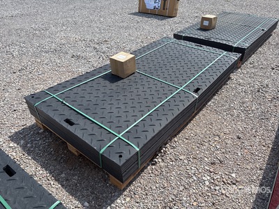 Quantity of (12) 2026 SKLP SK-LJB12 Polyethylene Sheet Ground Protection Mats (Unused)