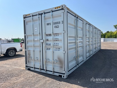 2026 40 ft High Cube Open-Sided 40 Ft One-Way High Cube Storage Container (Unused)
