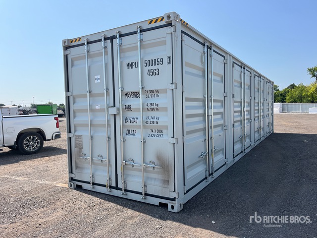 2026 40 ft High Cube Open-Sided 40 Ft One-Way High Cube Storage Container (Unused)