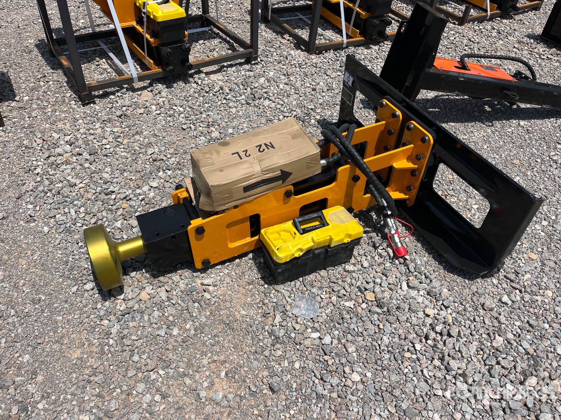2026 GIYI GY-D680 56 in Skid Steer Post Driver (Unused)