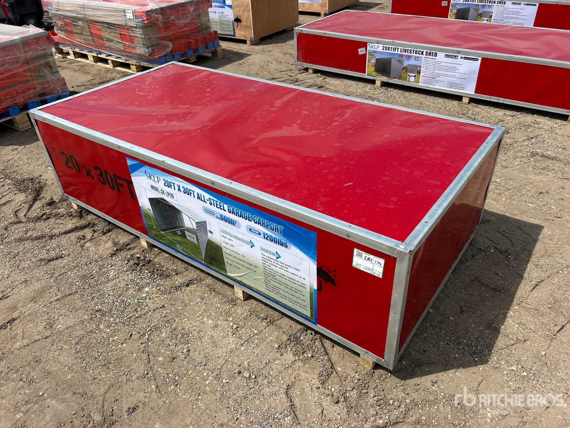 2026 SKLP SK-ZP20 20 ft x 30 ft Carport (Unused)