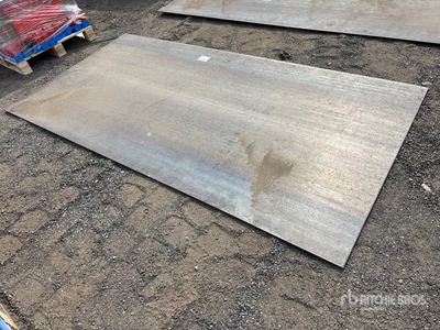 2026 SKLP 5 ft x 10 ft (.4 in Thick) Placas de acero (Unused)