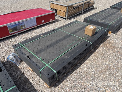 Quantity of (12) 2026 SKLP SK-LJB12 Polyethylene Sheet Ground Protection Mats (Unused)