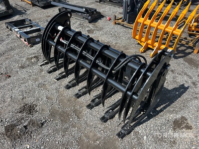 2026 GIYI GY-CLG72 72 in Skid Steer Grapple (Unused)