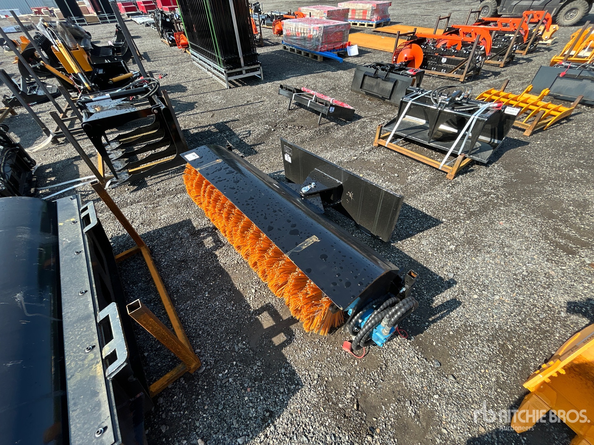 2026 GIYI GY-SE61 61 in Skid Steer Broom (Unused)