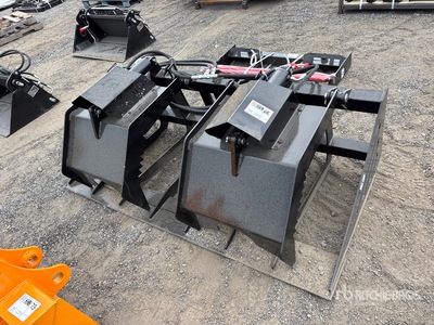 2026 GIYI GY-HWG72 72 in Skeleton Skid Steer Grapple Bucket (Unused)