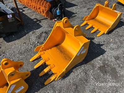 2026 GIYI GY-BK 24 in Digging Excavator Bucket - Fits Cat 307 (Unused)