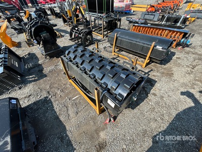 2026 GIYI GY-CW70 59 in Padfoot Skid Steer Vibratory Roller (Unused)