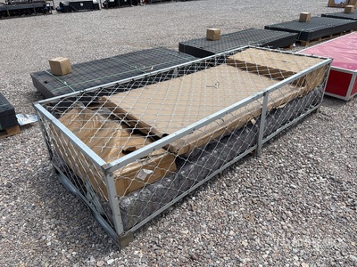 2026 SKLP SK-BH34 24*18FT Adjustable Basketball Hoop With Court Floor Kit (Unused)