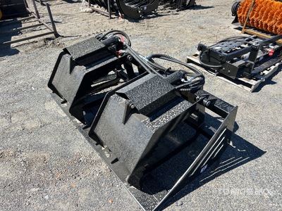 2026 GIYI GY-HWG72 72 in Skid Steer Grapple Bucket (Unused)