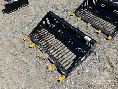 2026 GIYI GY-RB44 44 in Skeleton Mini Skid Steer Bucket (Unused)