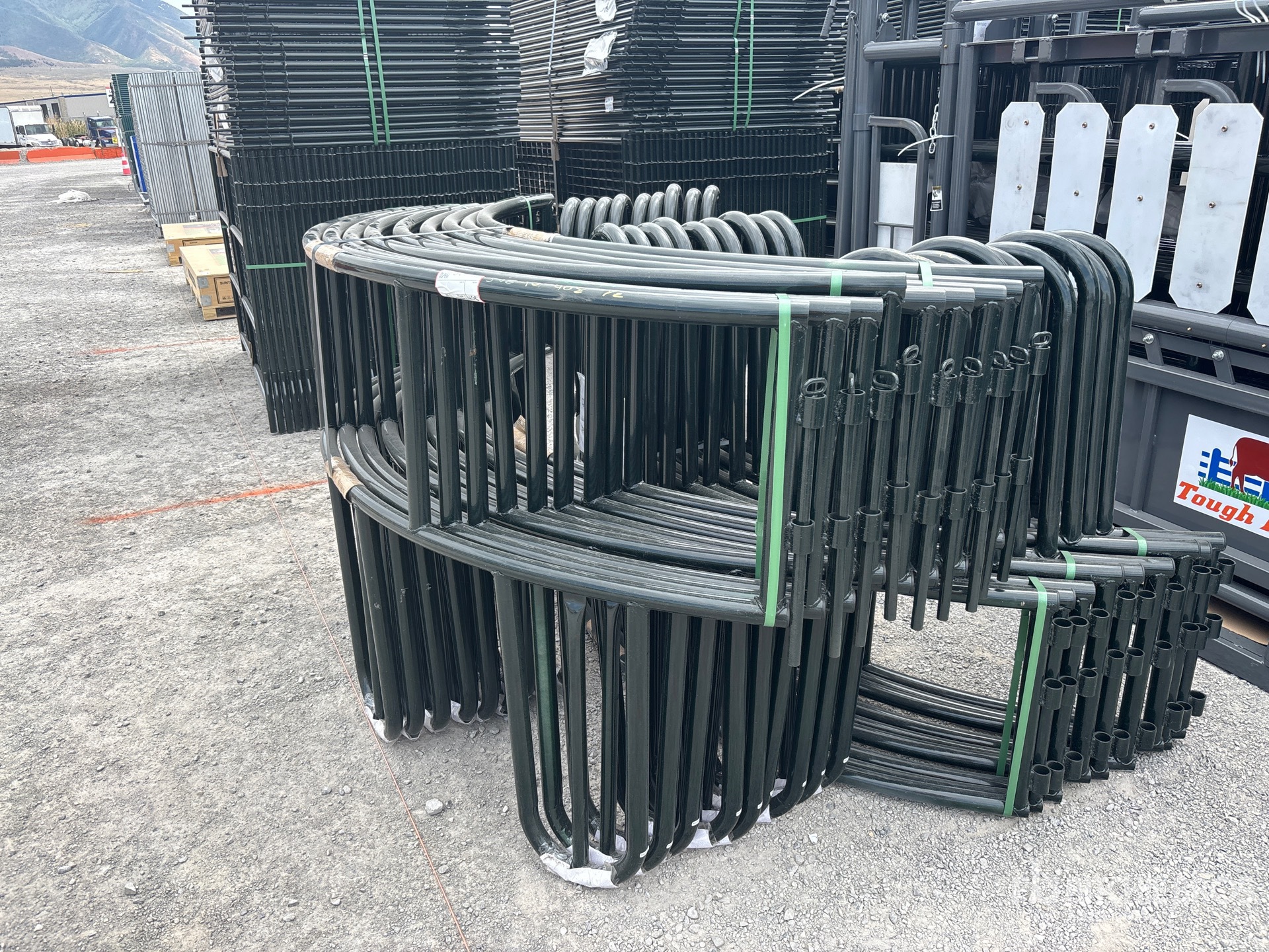 Quantity of (18) Crates of 2026 RanchMaster WLQTB Tombstone Bale Livestock Feeder (Unused)