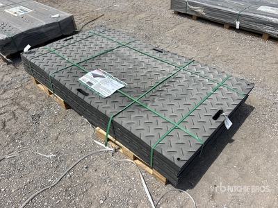 Quantity of (12) 2026 KJ K1222 Polyethylene Board Roadbed Protection Pad 交通制御 (Unused)