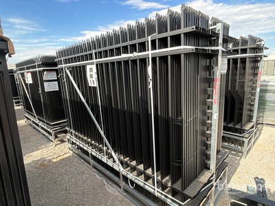 Quantity of (30) 2026 KJ K0710-30 10 ft x 7 ft Powder Coated 柵 (Unused)