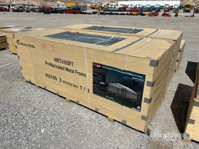 2026 KJ K5100 103 ft x 49 ft Prefabricated Metal Frame Budynek magazynowy (Unused)