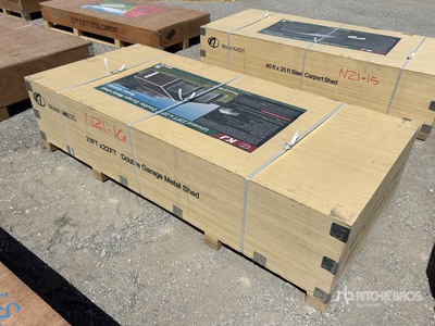 2026 KJ K2223G 22 ft x 23 ft Metal Garage Budynek magazynowy (Unused)