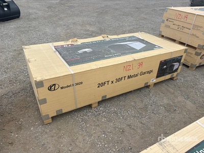 2026 KJ K3020 20 ft x 30 ft Metal Abri d'Auto (Unused)