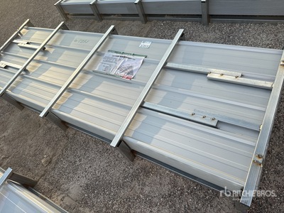 Quantity of (200) 2026 KJ K0310 36 ft x 10 ft (0.5 mm Thick) Sheets 10 ft Galvalume Corrugated Steel Plates (Unused)