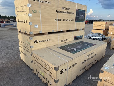 2026 KJ K5100 Prefabricated Metal Frame Storage Building (Unused)