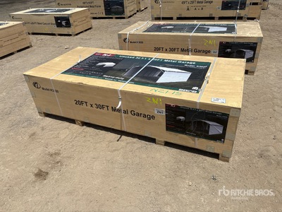 2026 KJ K3020 20 ft x 30 ft Enclosed Carport (Unused)
