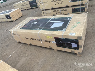 2026 KJ K3020 20 ft x 30 ft Enclosed Carport (Unused)