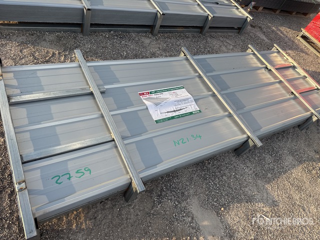 Quantity of (100) 2026 KJ K0311 3 ft x 10 ft (0.5 mm Thick) Panels Galvalume Corrugated Structural Steel (Unused)