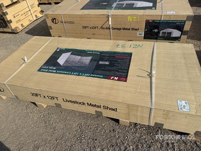 2026 KJ K1912 12 ft x 20 ft Livestock Shelter (Unused)