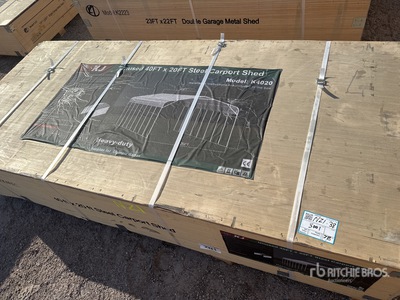 2026 KJ K4020 40 ft x 20 ft Steel Carport Shed Divers - Structure portative (Unused)