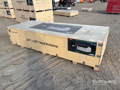 2026 KJ K2825 28 ft x 25 ft Metal workshop (Unused)