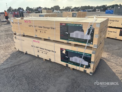 2026 KJ K4230W 42 ft x 30 ft Metal Storage Shed (Unused)