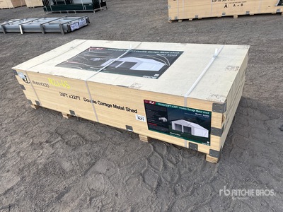 2026 KJ K2223 22 ft x 23 ft Metal Garage Storage Building (Unused)
