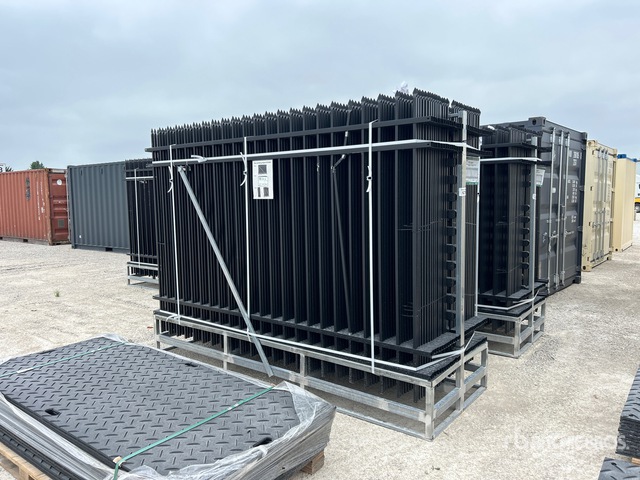 Quantity of (30) 2026 KJ K0710-30 10 ft x 7 ft Powder Coated Fencing (Unused)